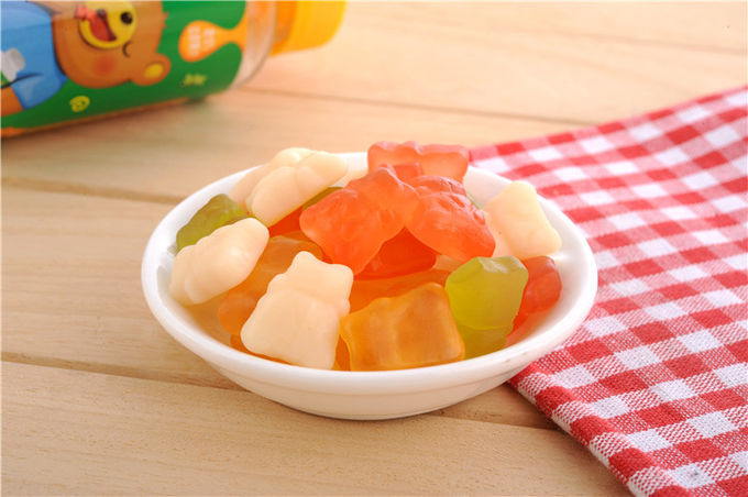 Osos gomosos de la fruta mezclada deliciosa/bolso individual de los dulces gomosos del oso envuelto