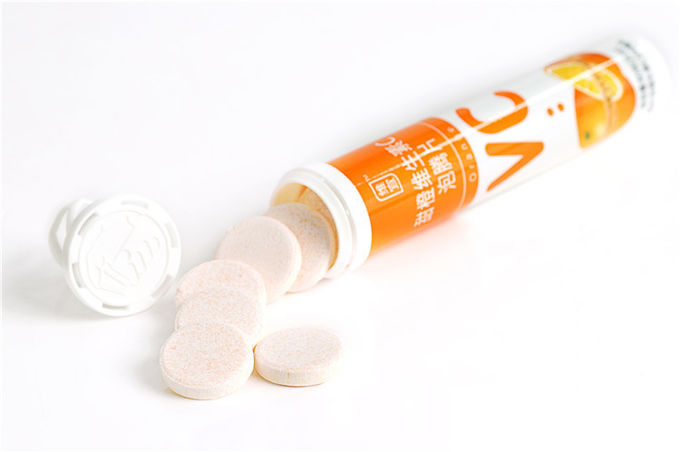 Tabletas efervescentes del Multivitamin anaranjado del sabor con la ayuda inmune de los minerales