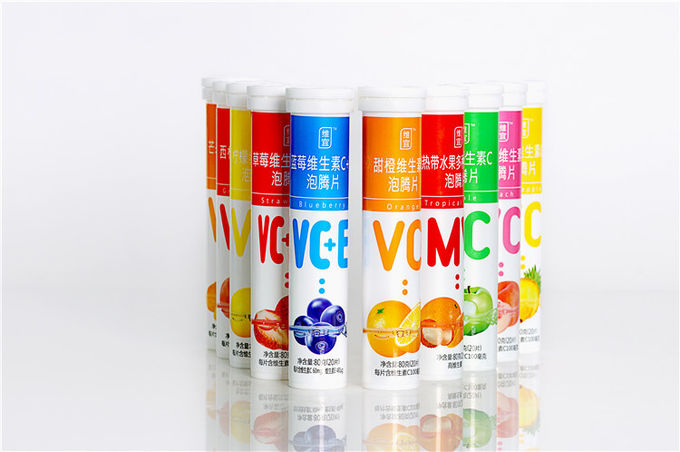 Apple condimenta la certificación efervescente del GMP FDA HACCP de las tabletas de la vitamina C 1000mg