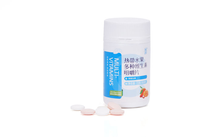 Antioxidantes masticables de las tabletas del Multivitamin del sabor de las frutas tropicales ningunos preservativos