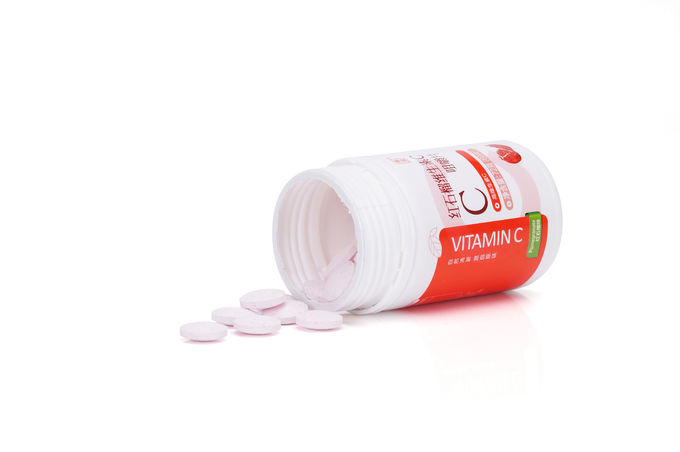 Tabletas alimenticias del caramelo de la vitamina C, sabor masticable de la granada de las vitaminas de los niños