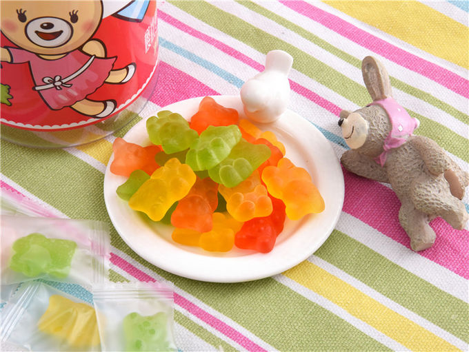 La vitamina C Gummies, vitaminas gomosas de los niños coloridos del oso de la gelatina para los niños